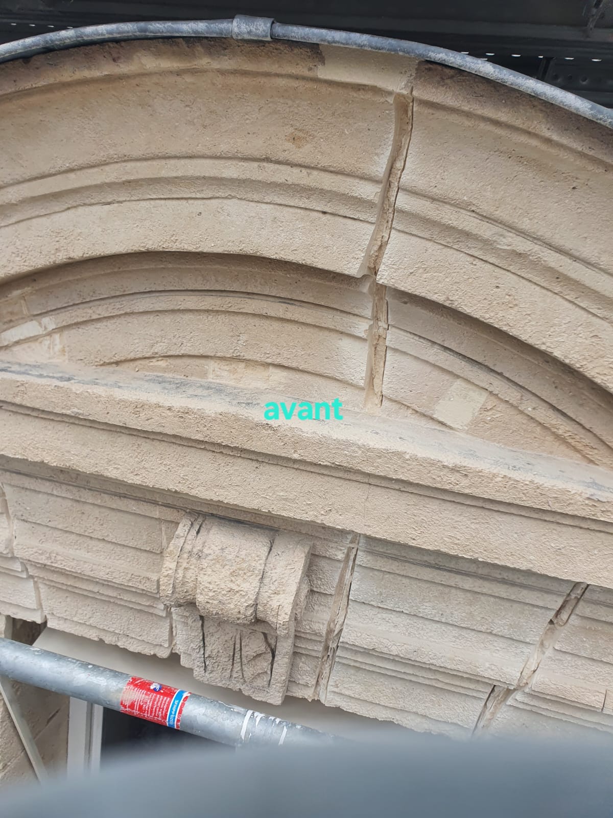 Rénovation façade ancienne — avant